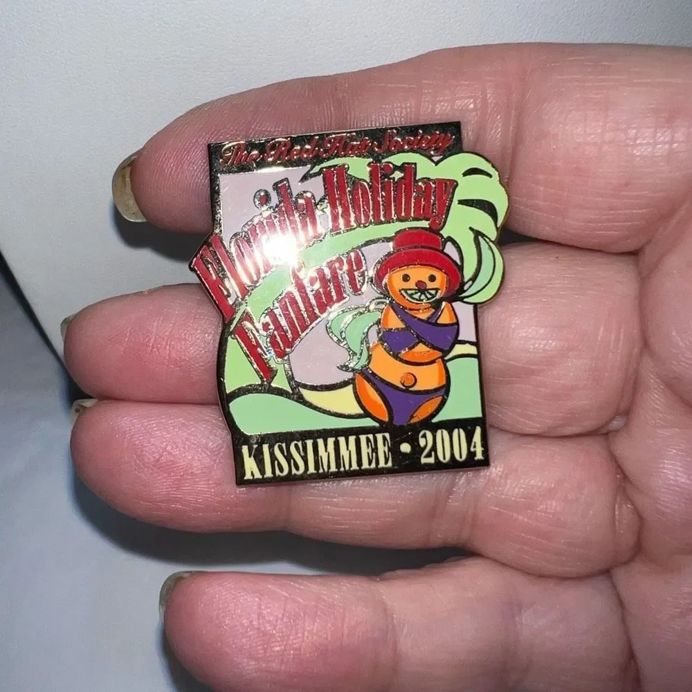 The Red Hat Society Florida Holiday Fanfare Kissimmee 2004 Vintage Pin